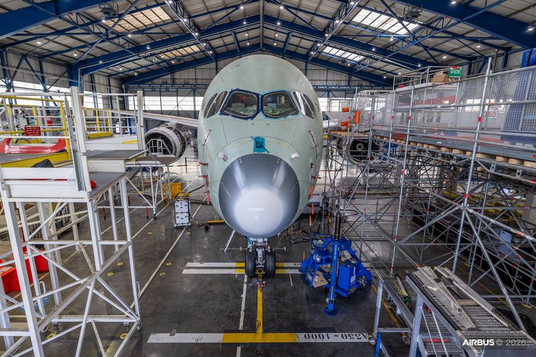 A350F Ground Vibration Test