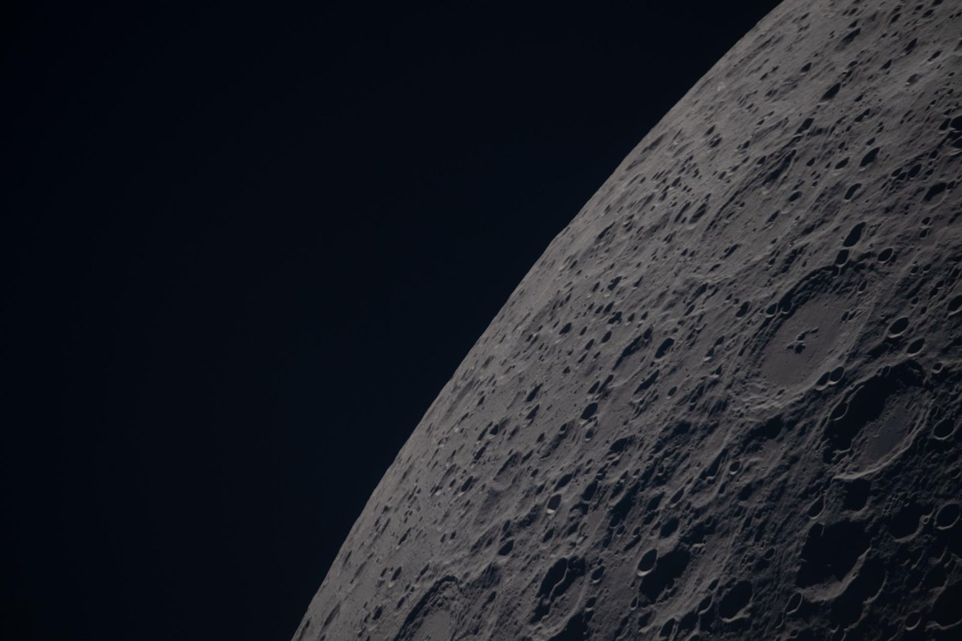 The Moon's far-side highlands with Poynting and Keeler craters, photographed on April 6, 2026