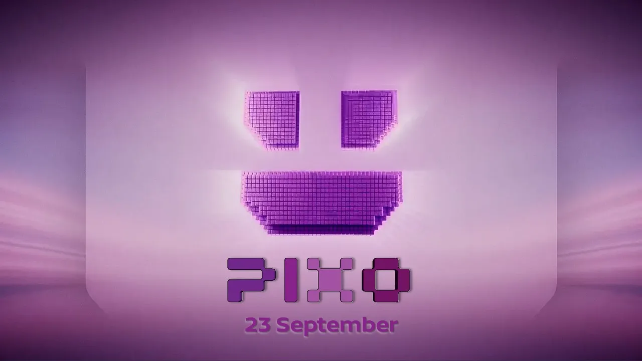 Dark Nissan PIXO teaser image showing the silhouette and rear lights of the electric city car