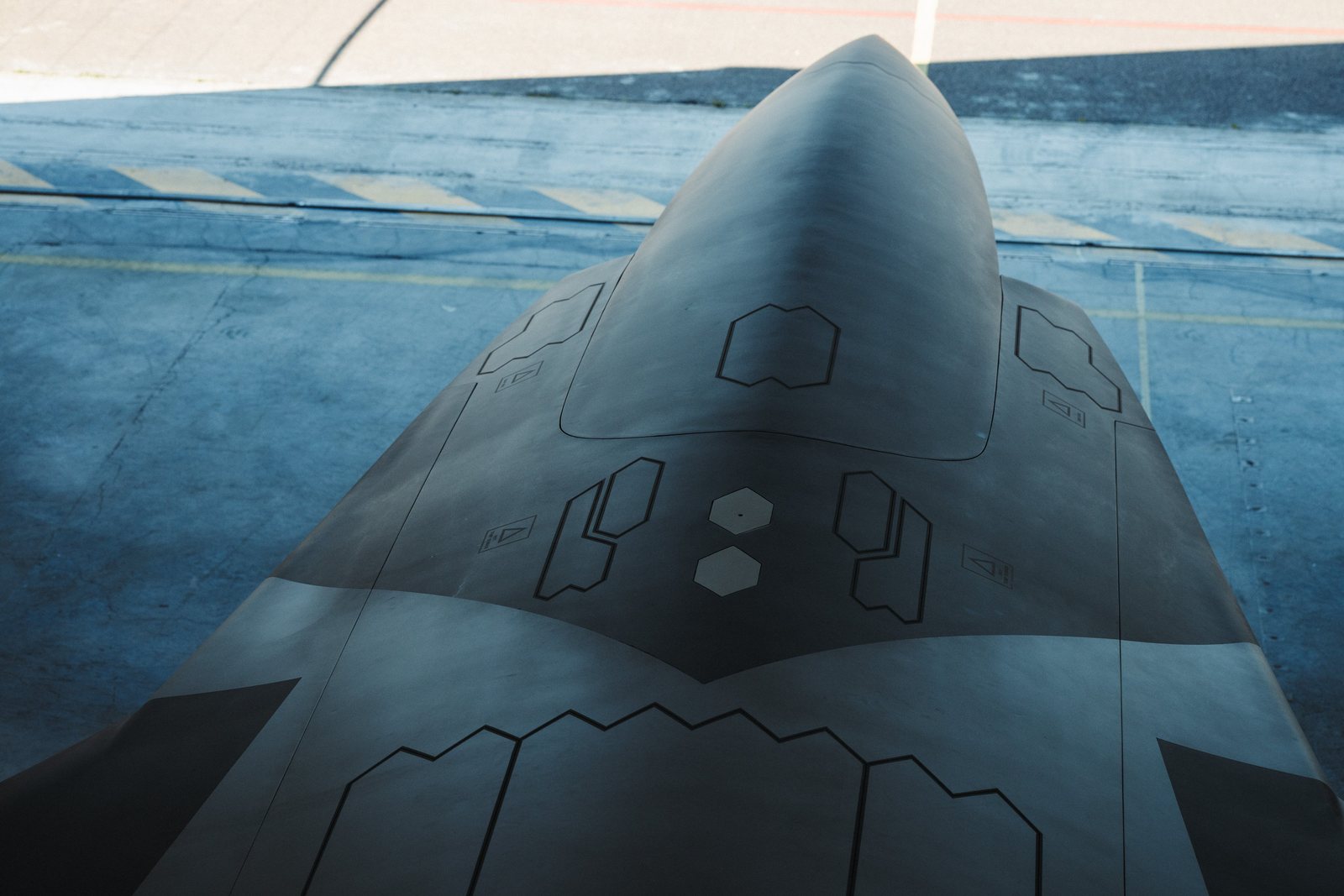 Saab concept rendering of a future combat-aircraft system